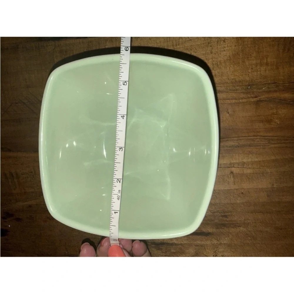 Vintage Pfaltzgraff Summer Breeze Square Bowls And Matching Salad Plate Set Of 4